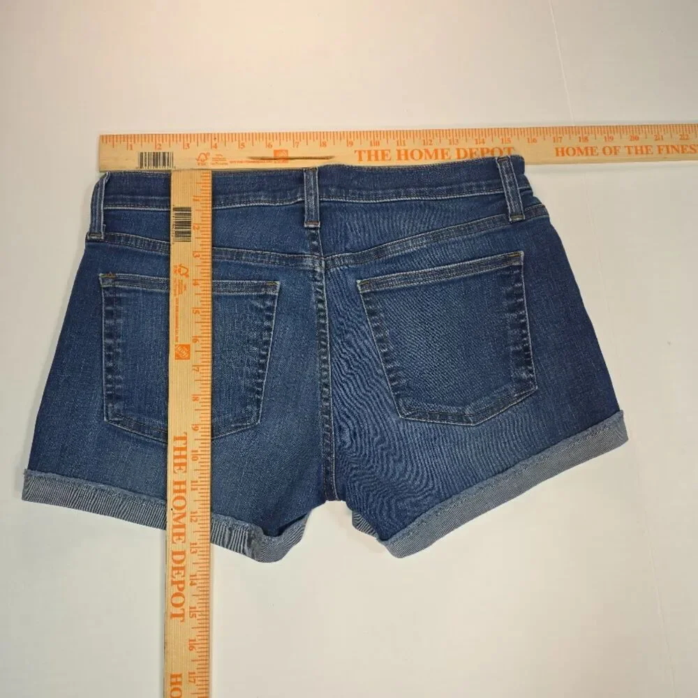 ✨ J.Crew Trademark Denim Dark Wash Cuffed Shorts - 28 ✨ Sz 28/6